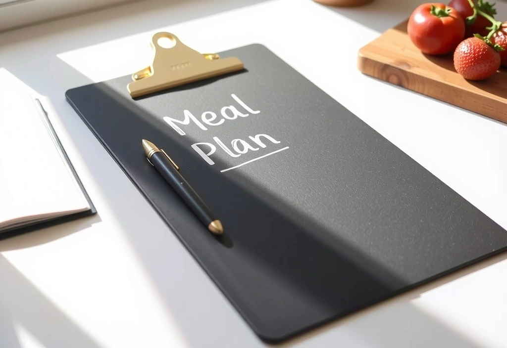 Individueller Ernährungsplan - Handschriftliche Notizen